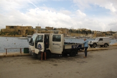 Dive van at Valletta